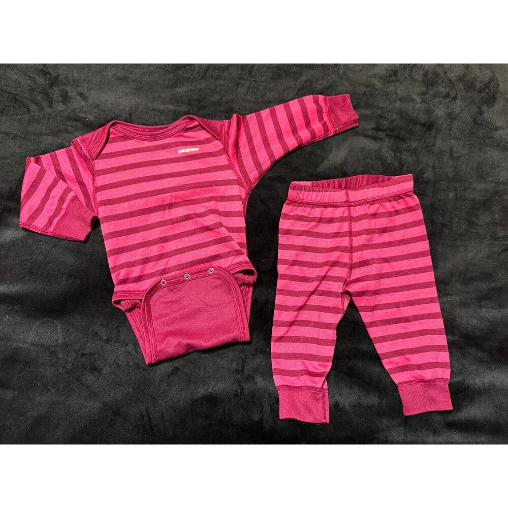 Patagonia Baby Base Layer Onesie + Pants 3M 3 Months